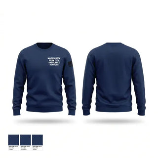 Crew Neck Sweatshirt, Maiden Rock Plum City Ambulance Services, EMS/EMT, Teamtime, Team time, sublimation, custom sports apparel, team uniforms, spirit wear, spiritwear, sports uniforms, custom shirts, team store, custom team store, fundraiser sports, apparel fundraiser