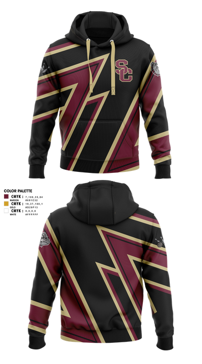 Summer Creek High School Bowling 37718060 Hoodie - 3