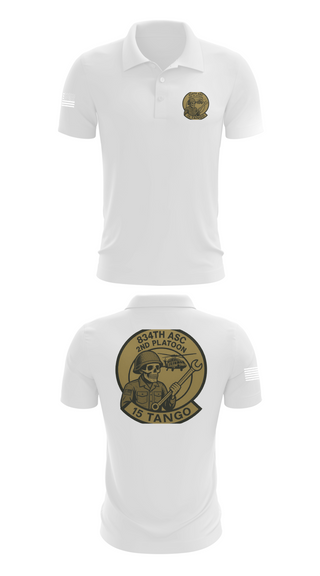 Short Sleeve Performance Polo, B-Co 834th ASB, National Guard, Teamtime, Team time, sublimation, custom sports apparel, team uniforms, spirit wear, spiritwear, sports uniforms, custom shirts, team store, custom team store, fundraiser sports, apparel fundraiser