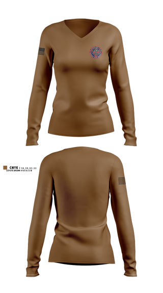 Womens Long Sleeve Vneck Shirt, Det 172, , Teamtime, Team time, sublimation, custom sports apparel, team uniforms, spirit wear, spiritwear, sports uniforms, custom shirts, team store, custom team store, fundraiser sports, apparel fundraiser