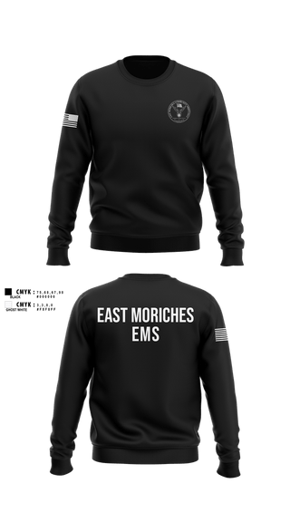 Crew Neck Sweatshirt, East Moriches Community Ambulance, EMS/EMT, Teamtime, Team time, sublimation, custom sports apparel, team uniforms, spirit wear, spiritwear, sports uniforms, custom shirts, team store, custom team store, fundraiser sports, apparel fundraiser