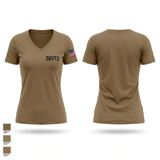 Womens Short Sleeve Vneck Shirt, SDVT2, Navy, Teamtime, Team time, sublimation, custom sports apparel, team uniforms, spirit wear, spiritwear, sports uniforms, custom shirts, team store, custom team store, fundraiser sports, apparel fundraiser