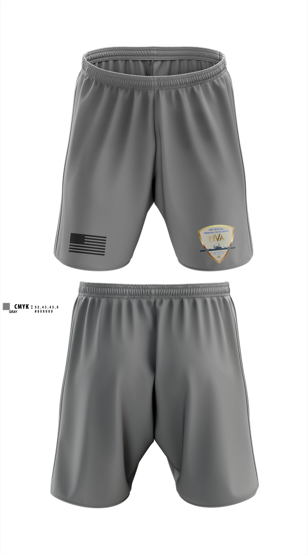 Athletic Shorts With Pockets, Midway Veterans' Association, , Teamtime, Team time, sublimation, custom sports apparel, team uniforms, spirit wear, spiritwear, sports uniforms, custom shirts, team store, custom team store, fundraiser sports, apparel fundraiser