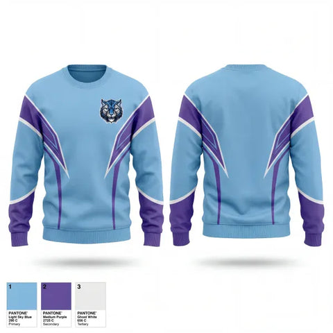 Crew Neck Sweatshirt, Surry County Wildcats, Men's Basketball, Teamtime, Team time, sublimation, custom sports apparel, team uniforms, spirit wear, spiritwear, sports uniforms, custom shirts, team store, custom team store, fundraiser sports, apparel fundraiser