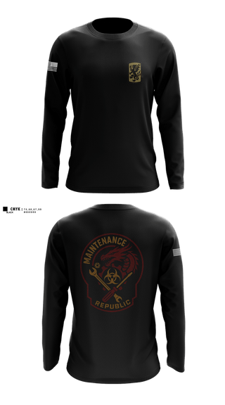 Long Sleeve Performance Shirt, 411Th CBRN, Army, Teamtime, Team time, sublimation, custom sports apparel, team uniforms, spirit wear, spiritwear, sports uniforms, custom shirts, team store, custom team store, fundraiser sports, apparel fundraiser