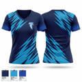 West Rowan Falcons 76430841 Women's Short Sleeve V-neck Shirt - 1
