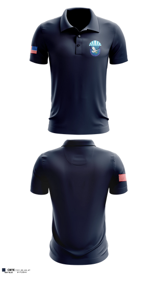 Short Sleeve Performance Polo, Wings of Blue, Air Force, Teamtime, Team time, sublimation, custom sports apparel, team uniforms, spirit wear, spiritwear, sports uniforms, custom shirts, team store, custom team store, fundraiser sports, apparel fundraiser