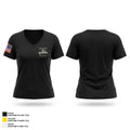 14th BEB Echo Company Women's Short Sleeve V-neck Shirt - 1
