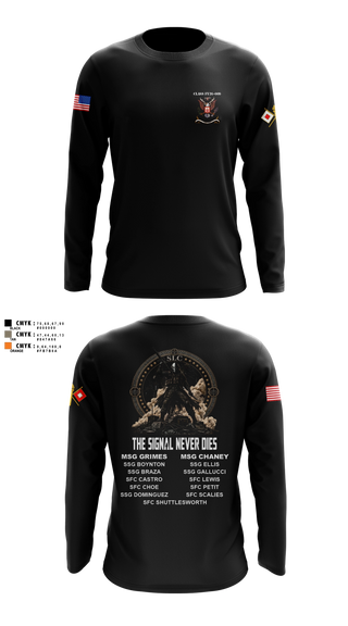 Long Sleeve Performance Shirt, Senior Leaders Course FY26-009, Army, Teamtime, Team time, sublimation, custom sports apparel, team uniforms, spirit wear, spiritwear, sports uniforms, custom shirts, team store, custom team store, fundraiser sports, apparel fundraiser