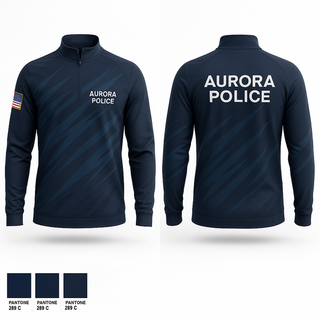 Quarter Zip Jacket, Aurora Police, , Teamtime, Team time, sublimation, custom sports apparel, team uniforms, spirit wear, spiritwear, sports uniforms, custom shirts, team store, custom team store, fundraiser sports, apparel fundraiser