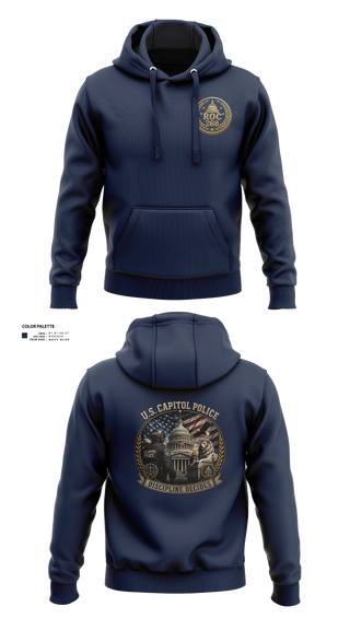 Hoodie, USCP ROC 268, Police, Teamtime, Team time, sublimation, custom sports apparel, team uniforms, spirit wear, spiritwear, sports uniforms, custom shirts, team store, custom team store, fundraiser sports, apparel fundraiser