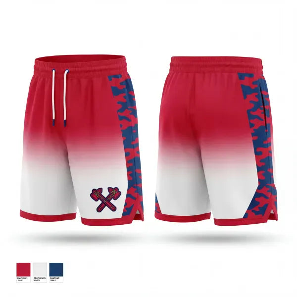 Athletic Shorts With Pockets, Alaska Legion Baseball, Baseball, Teamtime, Team time, sublimation, custom sports apparel, team uniforms, spirit wear, spiritwear, sports uniforms, custom shirts, team store, custom team store, fundraiser sports, apparel fundraiser