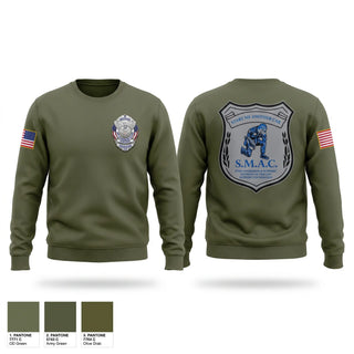 Crew Neck Sweatshirt, LEO Support Foundation, Police, Teamtime, Team time, sublimation, custom sports apparel, team uniforms, spirit wear, spiritwear, sports uniforms, custom shirts, team store, custom team store, fundraiser sports, apparel fundraiser