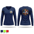 Frontier County Ambulance 73568529 Women's Long Sleeve V-neck Shirt - 1