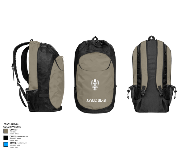 Gear Bag, AFSOC OL-B, , Teamtime, Team time, sublimation, custom sports apparel, team uniforms, spirit wear, spiritwear, sports uniforms, custom shirts, team store, custom team store, fundraiser sports, apparel fundraiser
