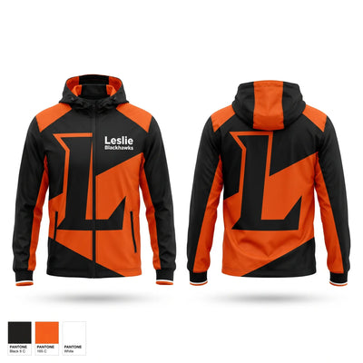 Leslie Blackhawks Windbreaker - 1