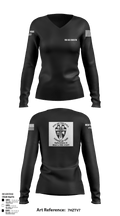 Service Aide 89628697 Women's Long Sleeve V-neck Shirt - 22