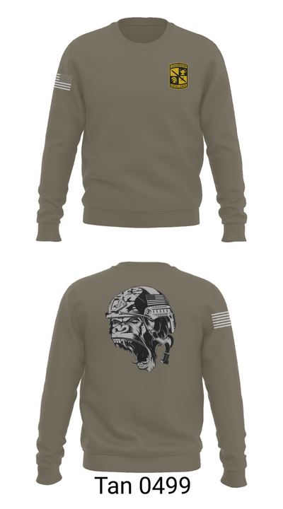 Gorilla battalion 60228867 Crew Neck Sweatshirt - 65