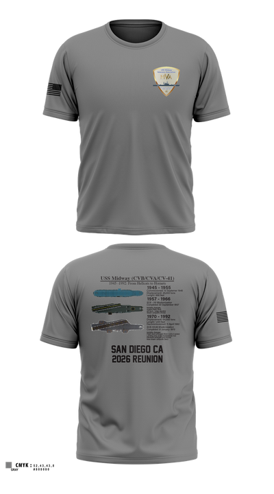 Midway Veterans' Association 36317900 Short Sleeve Performance Shirt - 2