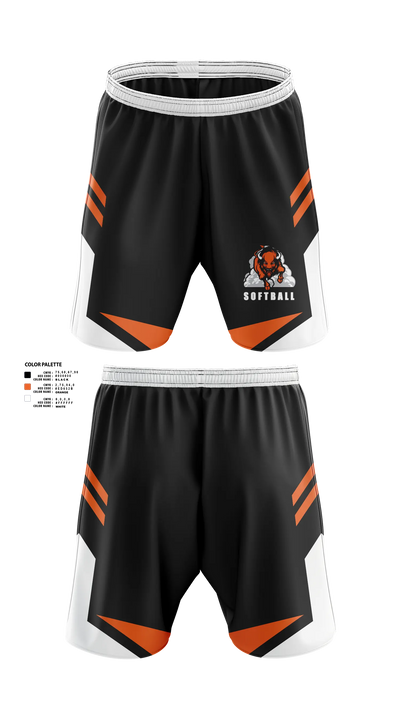 Lamar Softball Athletic Shorts With Pockets - 5