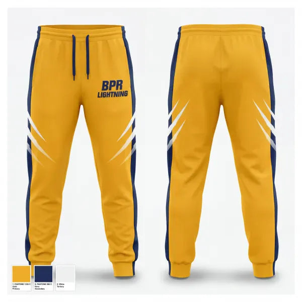 Sweatpants, BPR Lightning, Baseball, Teamtime, Team time, sublimation, custom sports apparel, team uniforms, spirit wear, spiritwear, sports uniforms, custom shirts, team store, custom team store, fundraiser sports, apparel fundraiser