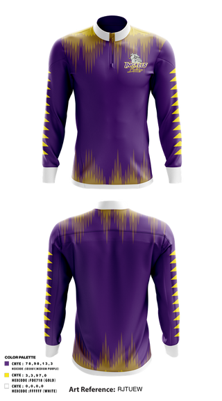 Quarter Zip Jacket, Ingalls Bulldogs, Men's Basketball, Teamtime, Team time, sublimation, custom sports apparel, team uniforms, spirit wear, spiritwear, sports uniforms, custom shirts, team store, custom team store, fundraiser sports, apparel fundraiser