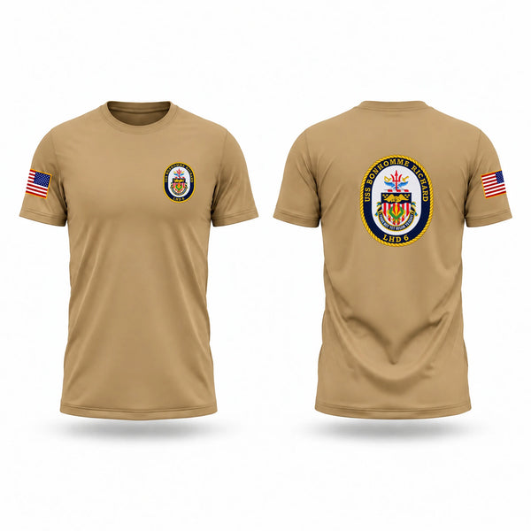 Short Sleeve Performance Shirt, USS BONHOMME RICHARD LHD-6, Navy, Teamtime, Team time, sublimation, custom sports apparel, team uniforms, spirit wear, spiritwear, sports uniforms, custom shirts, team store, custom team store, fundraiser sports, apparel fundraiser
