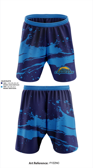 Athletic Shorts With Pockets, Corona Chargers, , Teamtime, Team time, sublimation, custom sports apparel, team uniforms, spirit wear, spiritwear, sports uniforms, custom shirts, team store, custom team store, fundraiser sports, apparel fundraiser