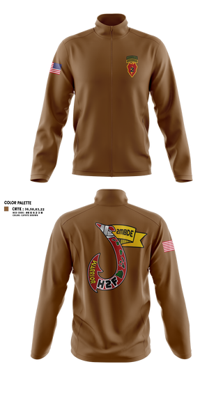 Fleece Jacket, H2F, 2nd Mobile Brigade, 25th Infantry Division, Army, Teamtime, Team time, sublimation, custom sports apparel, team uniforms, spirit wear, spiritwear, sports uniforms, custom shirts, team store, custom team store, fundraiser sports, apparel fundraiser