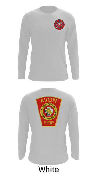 Long Sleeve Performance Shirt, Avon Fire Department, Fire Department, Teamtime, Team time, sublimation, custom sports apparel, team uniforms, spirit wear, spiritwear, sports uniforms, custom shirts, team store, custom team store, fundraiser sports, apparel fundraiser
