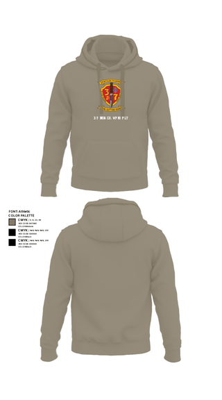 Hoodie, 3/7 India Co. Wpns Plt, Marines, Teamtime, Team time, sublimation, custom sports apparel, team uniforms, spirit wear, spiritwear, sports uniforms, custom shirts, team store, custom team store, fundraiser sports, apparel fundraiser