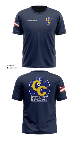 Old School Cotton Feel Shirt, Jackson County Rescue Squad, EMS/EMT, Teamtime, Team time, sublimation, custom sports apparel, team uniforms, spirit wear, spiritwear, sports uniforms, custom shirts, team store, custom team store, fundraiser sports, apparel fundraiser