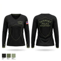 Fairmont Police Department 27229426 Women's Long Sleeve V-neck Shirt - 1