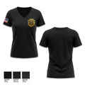 Y.E.P.A. 60154048 Women's Short Sleeve V-neck Shirt - 1