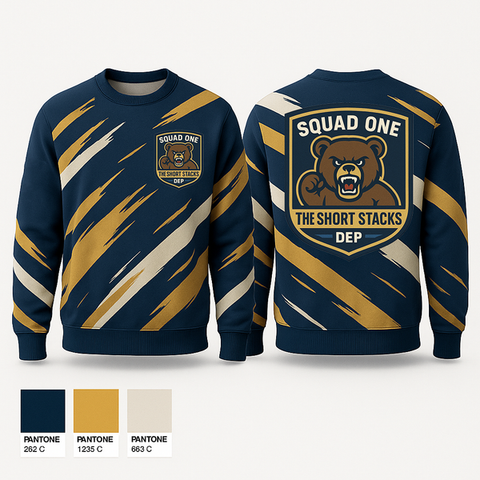 Crew Neck Sweatshirt, DEP Police Squad One, , Teamtime, Team time, sublimation, custom sports apparel, team uniforms, spirit wear, spiritwear, sports uniforms, custom shirts, team store, custom team store, fundraiser sports, apparel fundraiser