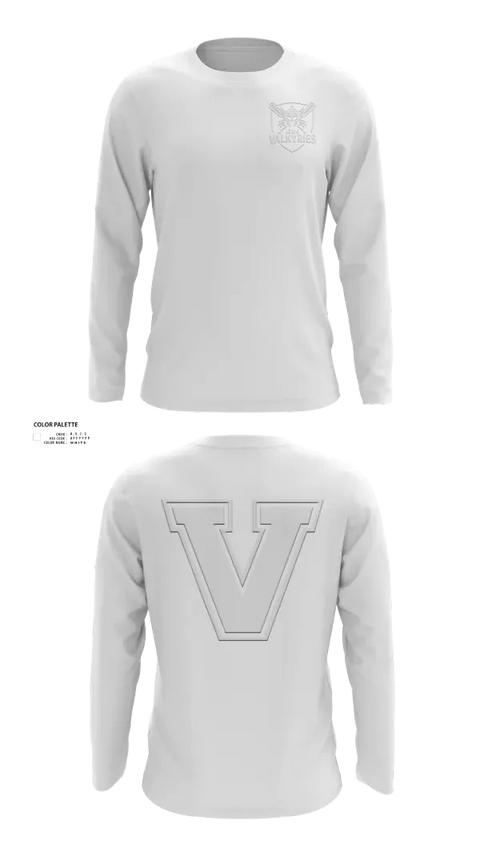 Long Sleeve Performance Shirt, Eastern Iowa Valkyries, Softball, Teamtime, Team time, sublimation, custom sports apparel, team uniforms, spirit wear, spiritwear, sports uniforms, custom shirts, team store, custom team store, fundraiser sports, apparel fundraiser