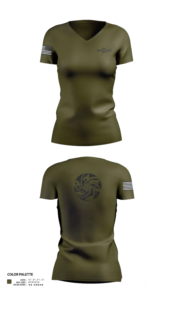 Womens Short Sleeve Vneck Shirt, Zoo City, Women's Volleyball, Teamtime, Team time, sublimation, custom sports apparel, team uniforms, spirit wear, spiritwear, sports uniforms, custom shirts, team store, custom team store, fundraiser sports, apparel fundraiser