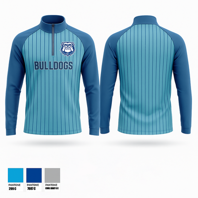 Bulldogs 56815667 Quarter Zip Jacket - 1
