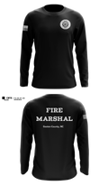 Gaston County Emergency Management and Fire Services Long Sleeve Performance Shirt - 11