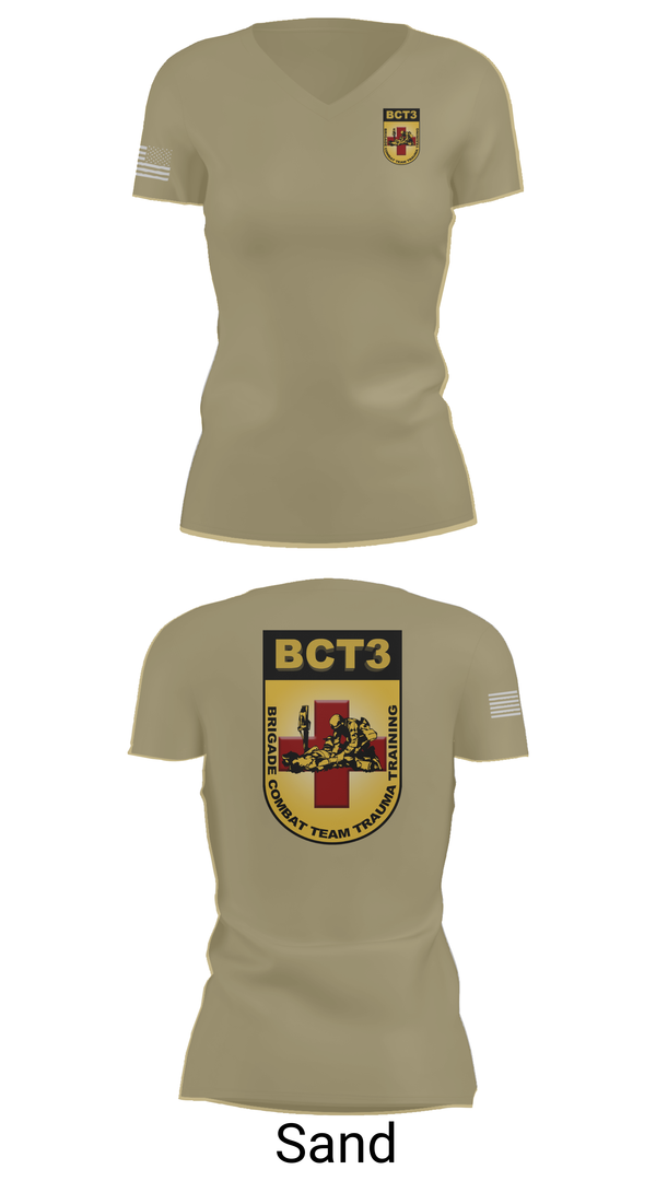 Womens Short Sleeve Vneck Shirt, BCT3, Army, Teamtime, Team time, sublimation, custom sports apparel, team uniforms, spirit wear, spiritwear, sports uniforms, custom shirts, team store, custom team store, fundraiser sports, apparel fundraiser