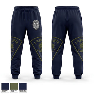 Sweatpants, City of LaPorte Police Department, Police, Teamtime, Team time, sublimation, custom sports apparel, team uniforms, spirit wear, spiritwear, sports uniforms, custom shirts, team store, custom team store, fundraiser sports, apparel fundraiser