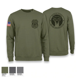 Crew Neck Sweatshirt, Richlands Police Department SOU Team, Police, Teamtime, Team time, sublimation, custom sports apparel, team uniforms, spirit wear, spiritwear, sports uniforms, custom shirts, team store, custom team store, fundraiser sports, apparel fundraiser