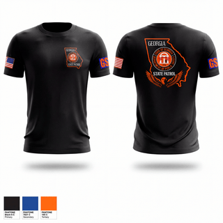 Short Sleeve Performance Shirt, Georgia State Patrol, Police, Teamtime, Team time, sublimation, custom sports apparel, team uniforms, spirit wear, spiritwear, sports uniforms, custom shirts, team store, custom team store, fundraiser sports, apparel fundraiser