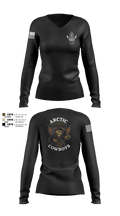 301 76362745 Women's Long Sleeve V-neck Shirt - 5