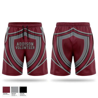 Athletic Shorts With Pockets, Addison volunteer, Fire Department, Teamtime, Team time, sublimation, custom sports apparel, team uniforms, spirit wear, spiritwear, sports uniforms, custom shirts, team store, custom team store, fundraiser sports, apparel fundraiser