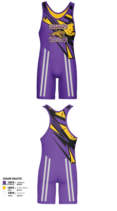 Johnson Abernathy Graetz High School Wrestling 80783925 Wrestling Singlet - 1