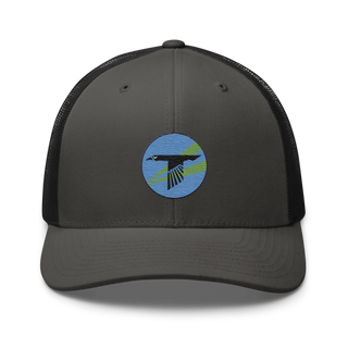 World Famous Black Ravens 41628241 Retro Trucker Hat | Yupoong 6606