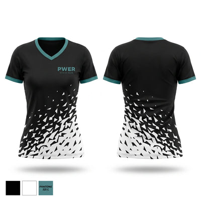 PWER Dance Team Women's Short Sleeve V-neck Shirt - 1