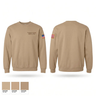 Crew Neck Sweatshirt, Perquimans County Sheriff's Office, Police, Teamtime, Team time, sublimation, custom sports apparel, team uniforms, spirit wear, spiritwear, sports uniforms, custom shirts, team store, custom team store, fundraiser sports, apparel fundraiser