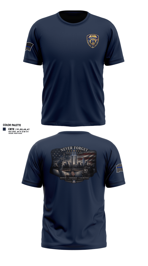Old School Cotton Feel Shirt, Suffolk county auxiliary police, Police, Teamtime, Team time, sublimation, custom sports apparel, team uniforms, spirit wear, spiritwear, sports uniforms, custom shirts, team store, custom team store, fundraiser sports, apparel fundraiser